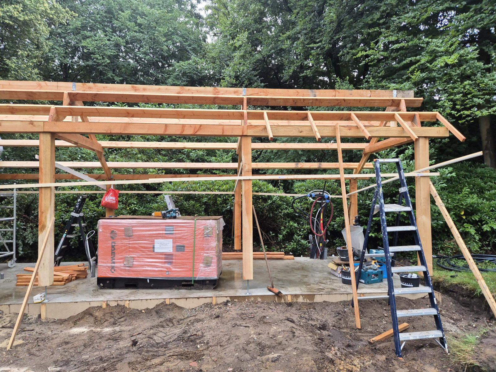 Nieuwbouw — schuur project 5